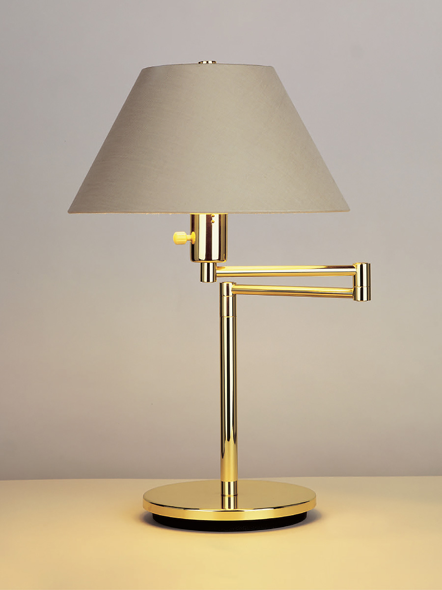 Hansen Double Swing-Arm Table Lamp